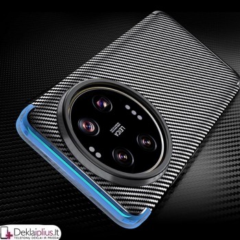 Carbon guminis dėklas - juodas (Xiaomi 15 Ultra)